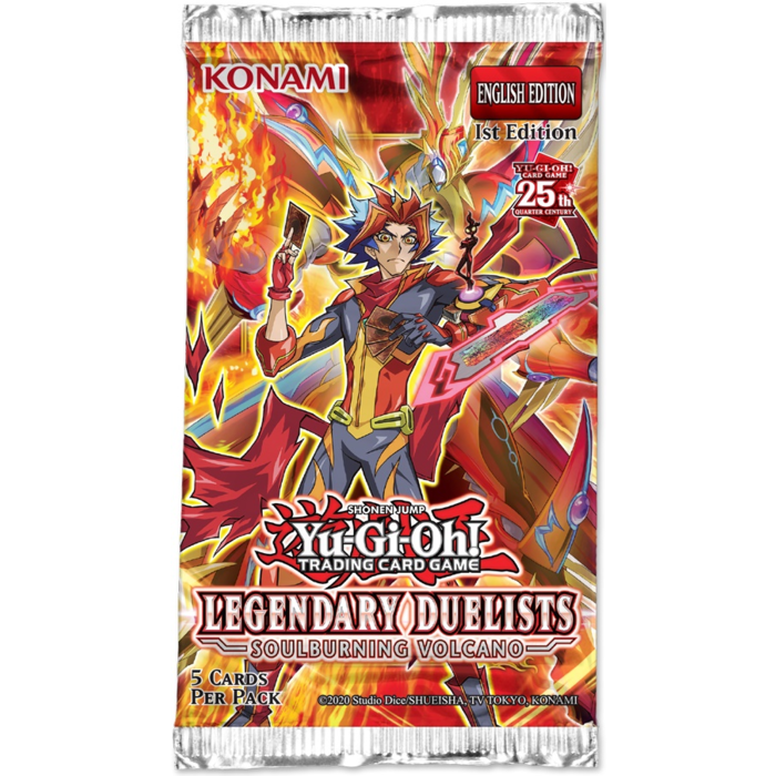 Konami Yu-Gi-Oh: Legendary Duelists Soulburning Volcano Booster Pack