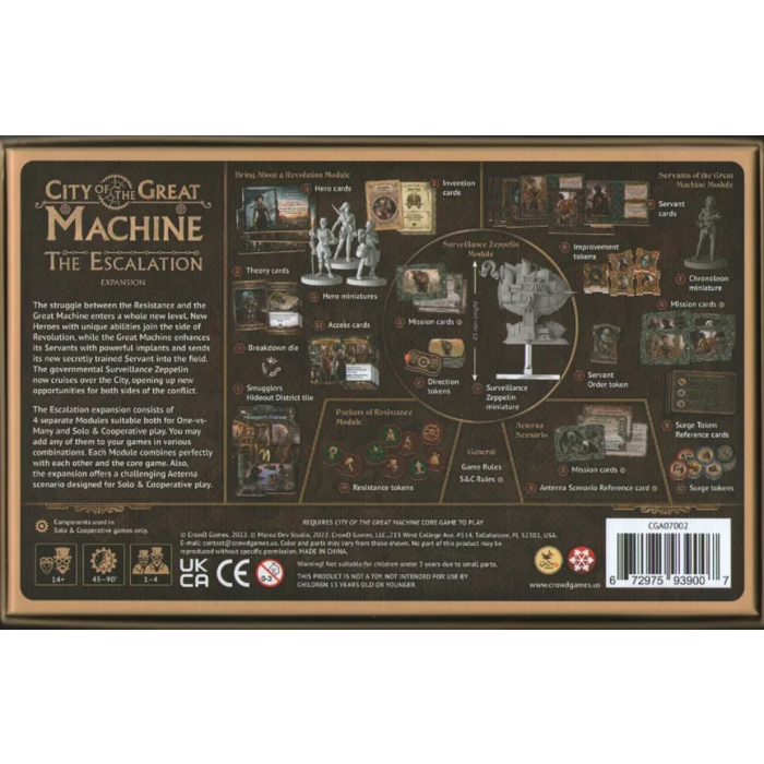 Dara Studios City of the Great Machine: The Escalation Expansion