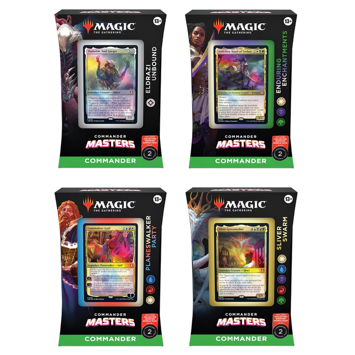 Wizards of the Coast Magic The Gathering TCG Commander Masters Commander Deck Bundle