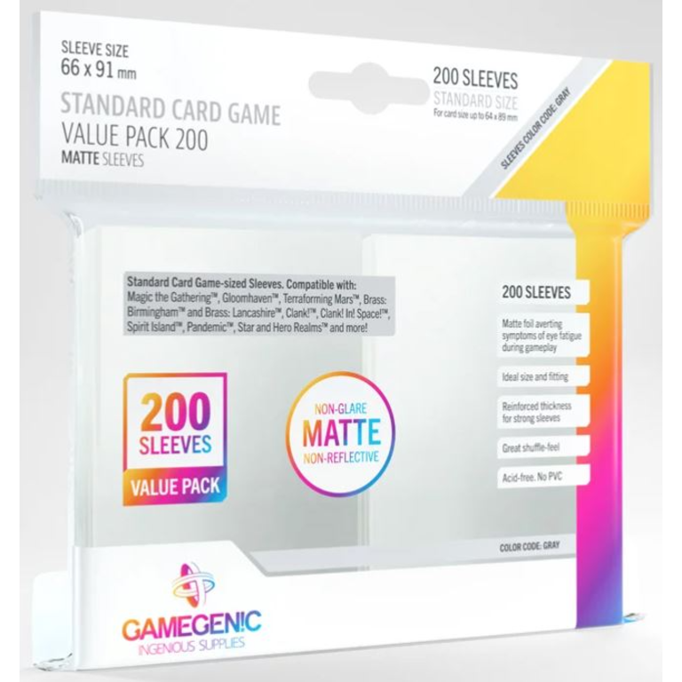 Gamegenic Matte Sleeves: Mini American, Accessories & Supplies