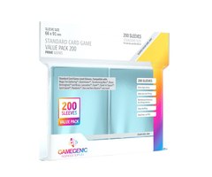 GameGenic Sleeves - 66x91mm GameGenic Prime Value Pack - 200/pk (Standard CCG, Gray)