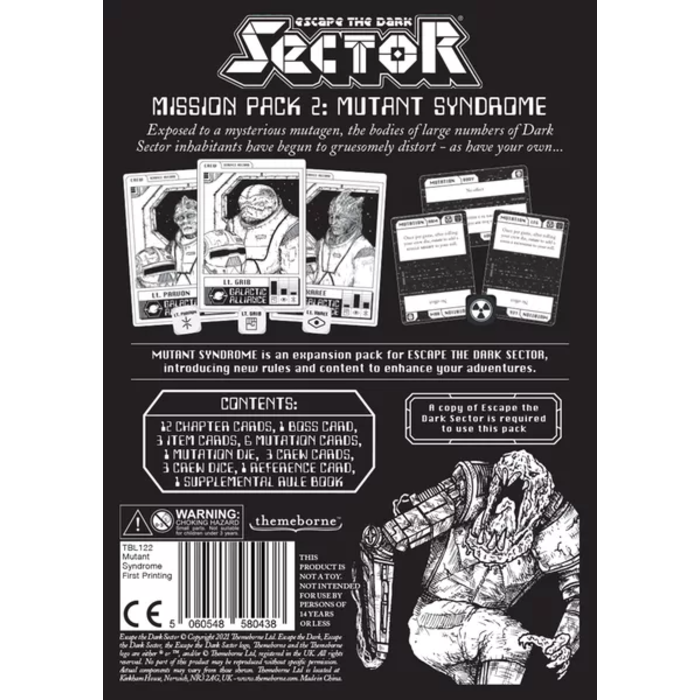 Themeborne Escape the Dark Sector: Mutant Syndrome Expansion #2