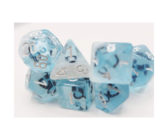 Foam Brain Games 7-Piece RPG Dice Set: Interior Design (Birds)