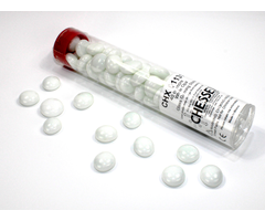 Chessex Tube of Glass Counters Translucent Colour