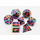 7-Piece Metal RPG Dice Set: Pride Collection