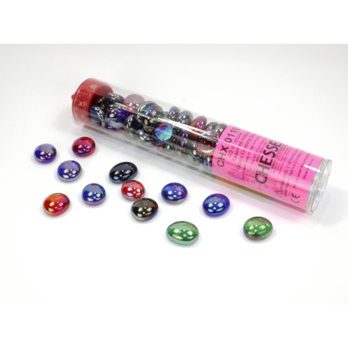 Chessex Tube of Glass Counters Specialty