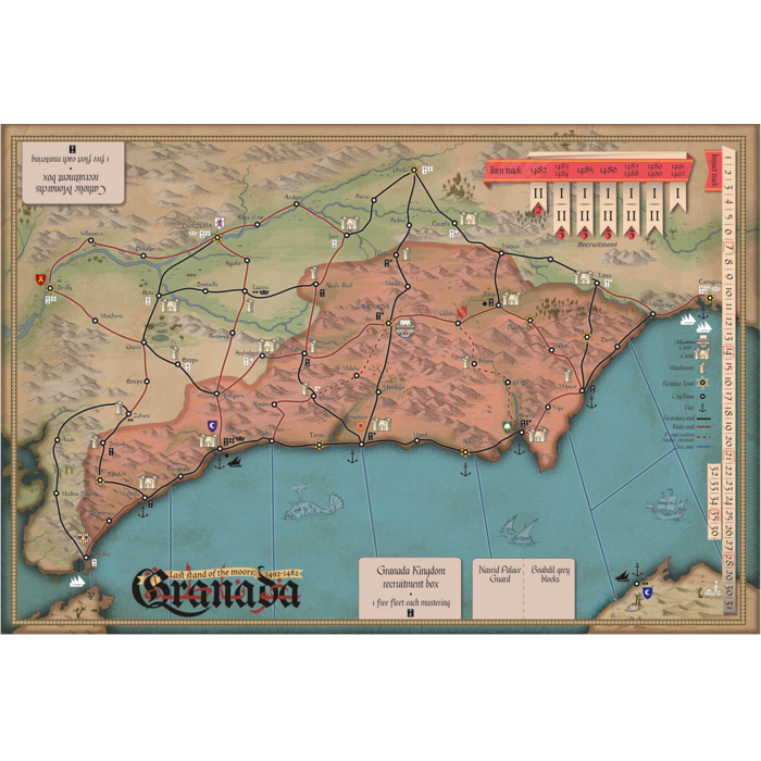 Compass Games Granada: Last Stand of the Moors of 1482-1492