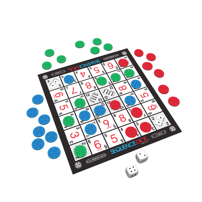 JAX Games Sequence Dice Travel Edition