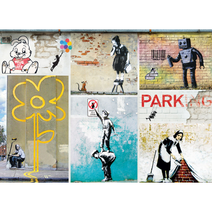 Eurographics 1000 pcs - Banksy Street Art