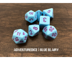 Adventure Dice 7-Piece RPG Dice Set: Fruit Themed