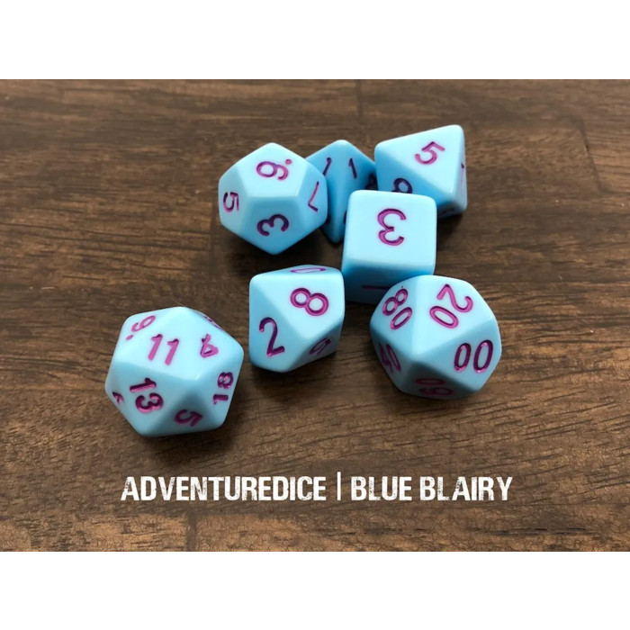 Adventure Dice 7-Piece RPG Dice Set: Fruit Themed