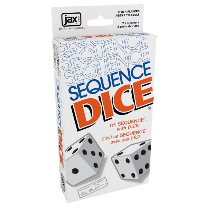 JAX Games Sequence Dice Travel Edition