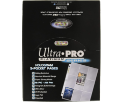 Ultra Pro 9-Pocket Pages - 100/pk - Clear (Platinum Series)