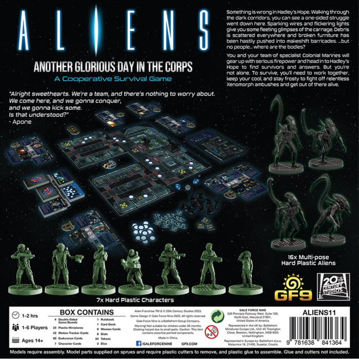 Gale Force Nine Aliens: Another Glorious Day in the Corps - Updated Edition