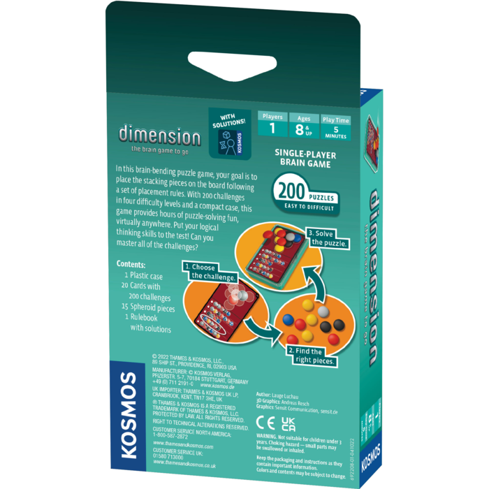 Thames and Kosmos Dimension: The Brain Game To Go