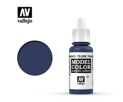 Vallejo Vallejo Model Color Acrylic Paint Transparent Blue 17mL