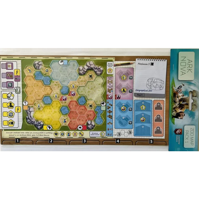 Capstone Games Ark Nova: Zoo Map Pack 1