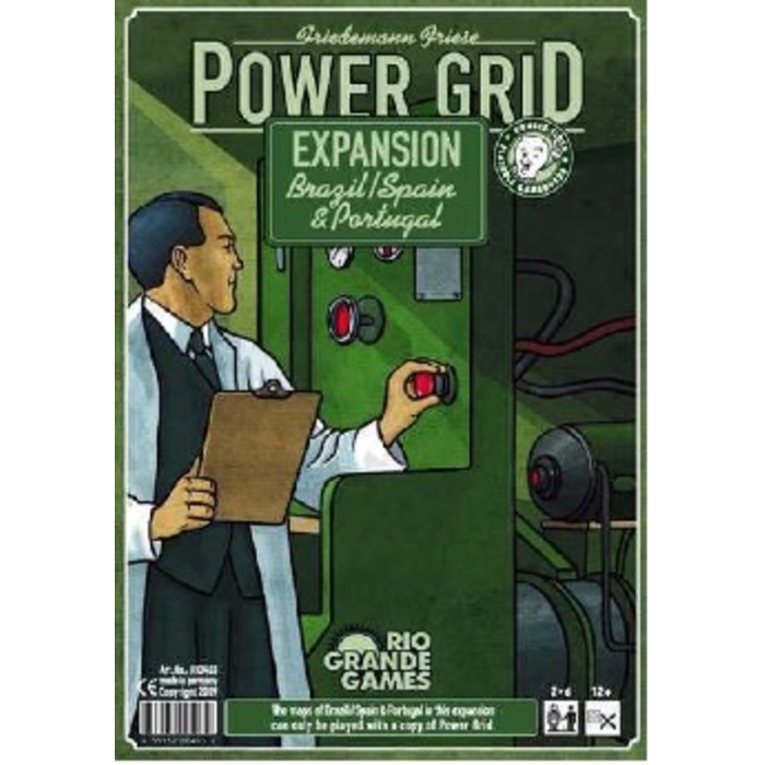 Rio Grande Games Power Grid: Brazil/Spain/Portugal Recharged Expansion