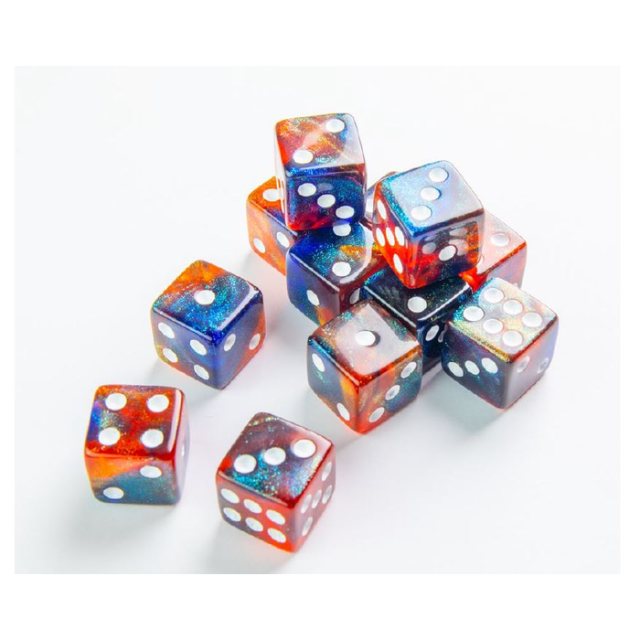 GameGenic 12d6 Dice Block (16mm): Galaxy (Assorted Colours)