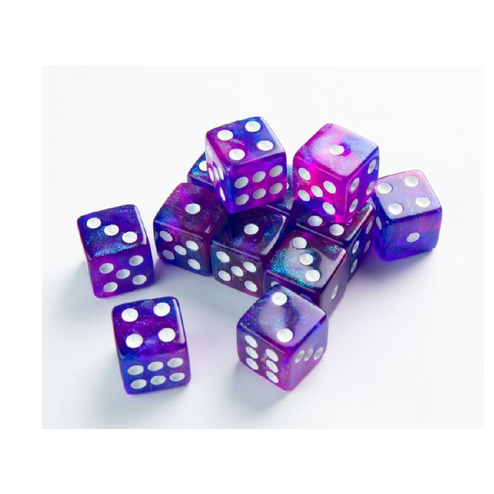 GameGenic 12d6 Dice Block (16mm): Galaxy (Assorted Colours)