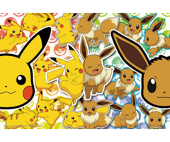 Beverly Enterprises Inc. 80 pcs - Pokemon: A Lot of Pikachu and Eevee