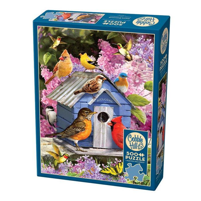 Cobble Hill Puzzles 500 pcs - Spring Birdhouse