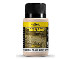 Vallejo Weathering Light Brown Thick Mud (40ml)