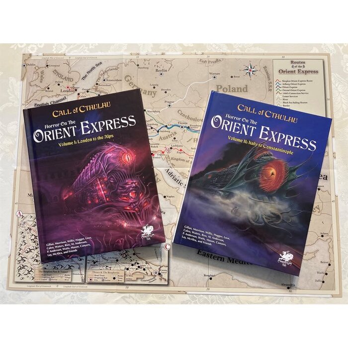 Chaosium Inc. Call of Cthulhu RPG: Horror on the Orient Express (Two Volume Set)