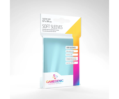 GameGenic Sleeves - 67x94mm GameGenic Soft (Clear) - 100/pk (Archival Safe)