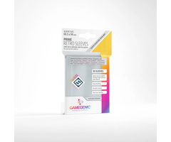 GameGenic Sleeves - 66.5x94mm GameGenic Prime (Clear)  - 50/pk (Standard CCG, Retro Gray)