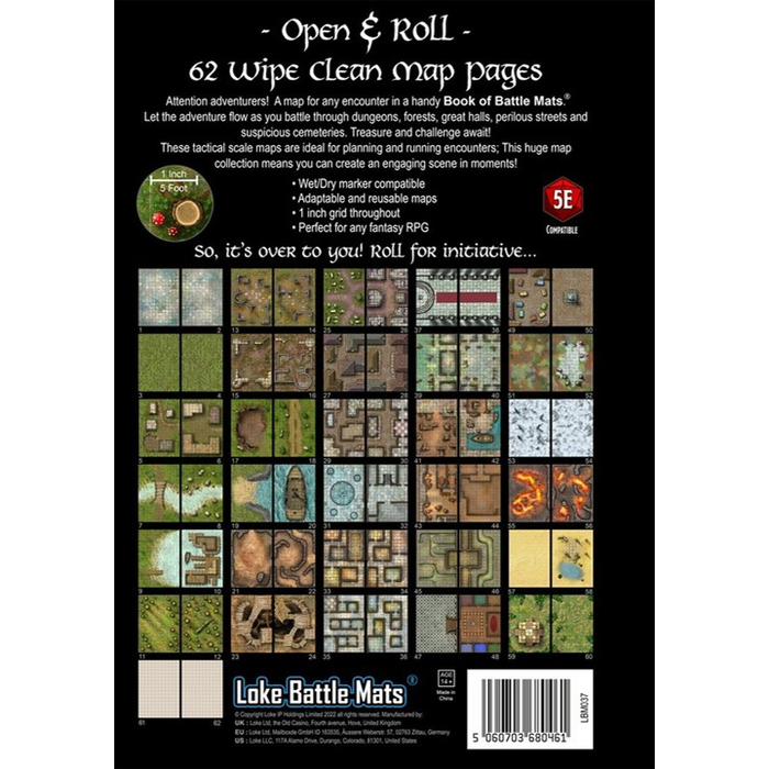 Loke Battle Mats Giant Book of Battle Mats: Revised