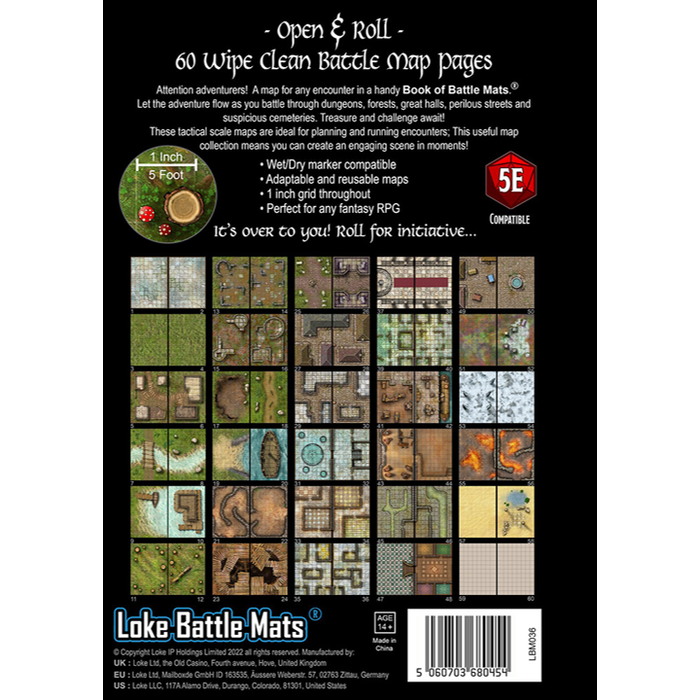 Loke Battle Mats Big Book of Battle Mats: Revised