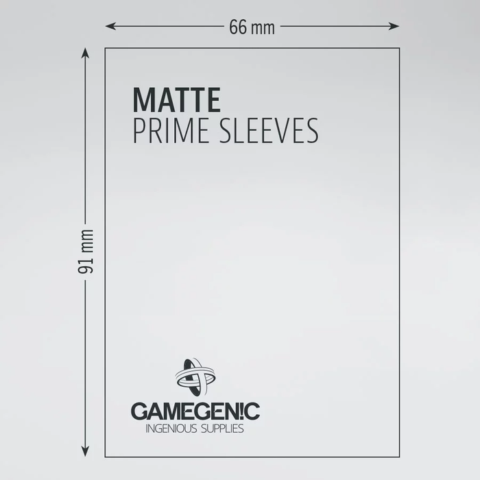 GameGenic Sleeves - 66x91mm GameGenic Matte Prime - 100/pk (Standard CCG)