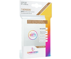 GameGenic Sleeves - 67x103mm GameGenic Matte - 80/pk (7 Wonders)