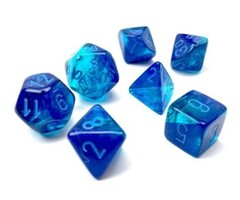 Chessex 7-Piece RPG Dice Set: Gemini Translucent (Assorted Colours)