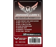 Mayday Games Sleeves - 43x65mm Mayday - 50/pk (Mini Chimera)