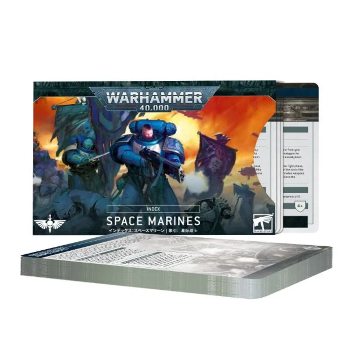 Games Workshop Warhammer 40K: Index Cards Space Marines (10th Edition)