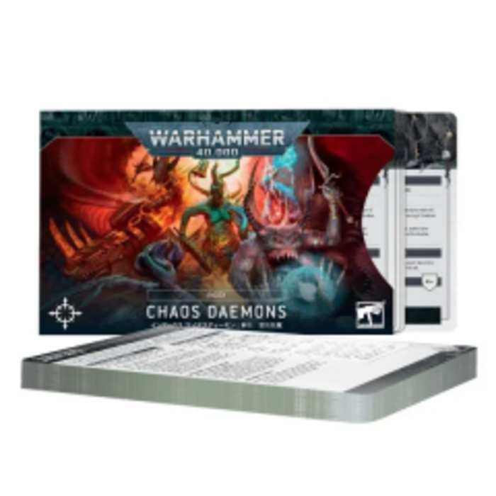 Games Workshop Warhammer 40K: Index Cards Chaos (10th Edition)