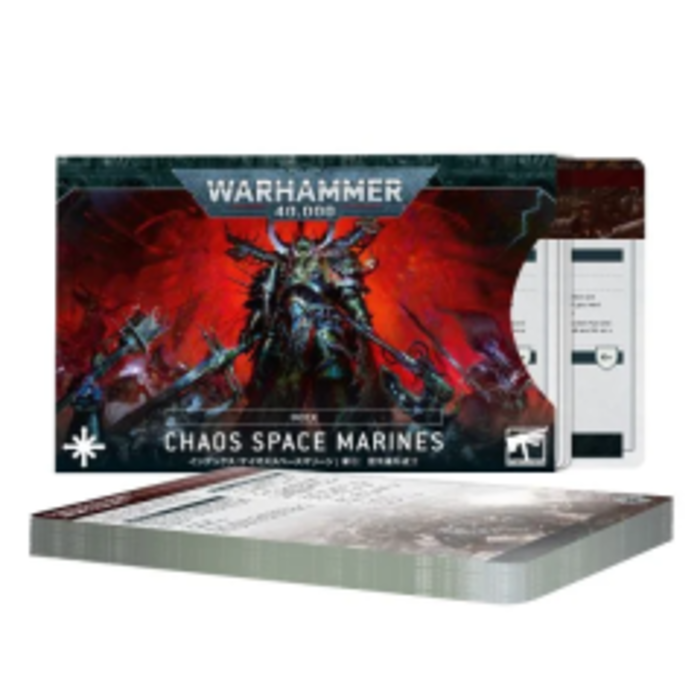 Games Workshop Warhammer 40K: Index Cards Chaos (10th Edition)