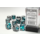 12d6 Dice Block (16mm): Gemini White Pipped (Assorted Colours)