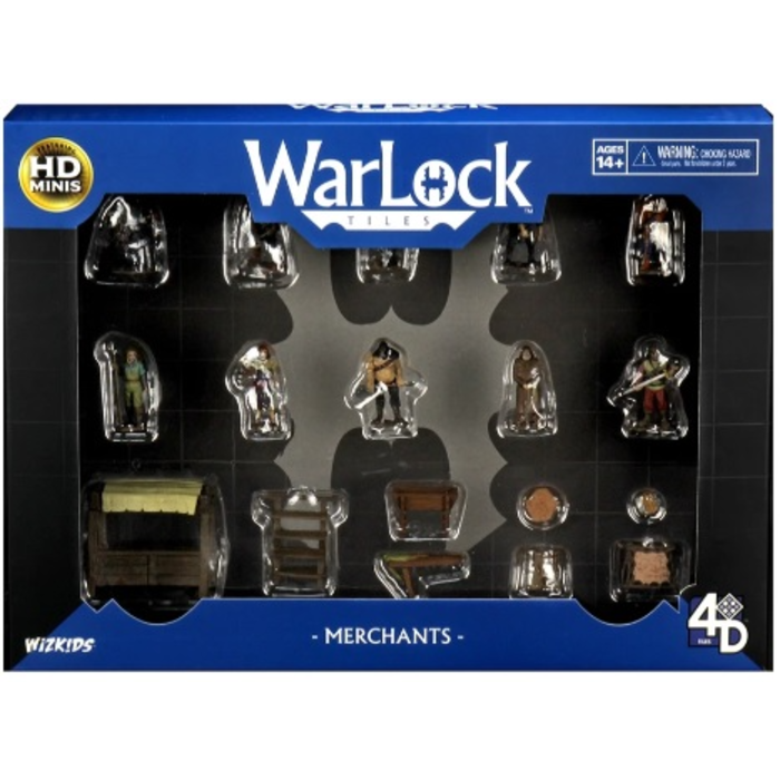 Wizkids/NECA LLC Warlock Tiles: Dungeon Dressings - Merchants