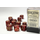 12d6 Dice Block (16mm): Glitter (Assorted Colours) Ruby w/ Gold