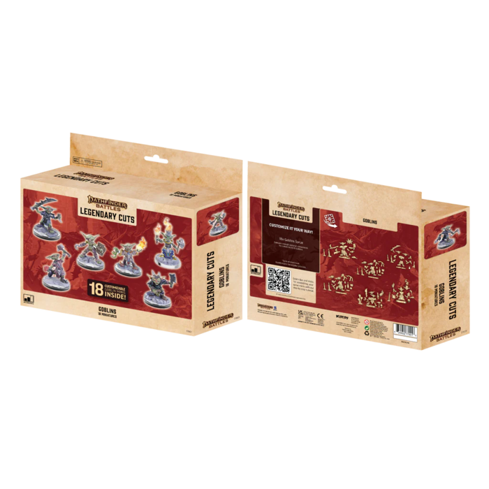 Wizkids/NECA LLC Pathfinder Legendary Cuts Miniatures: Goblins