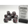 12d6 Dice Block (16mm): Velvet (Assorted Colours) Black w/ Red