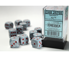 Chessex 12d6 Dice Block (16mm): Speckled Elemental (Assorted Colours)