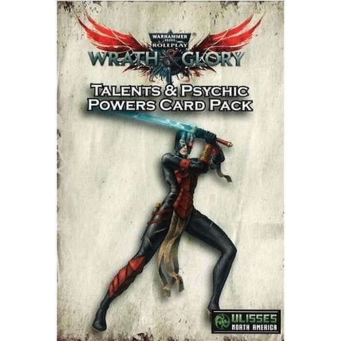 Ulisses North America Warhammer 40K RPG: Wrath & Glory - Talents & Psychic Powers Card Deck