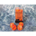 12d6 Dice Block (16mm): Ghostly Glow (Assorted Colours) Orange w/ Yellow