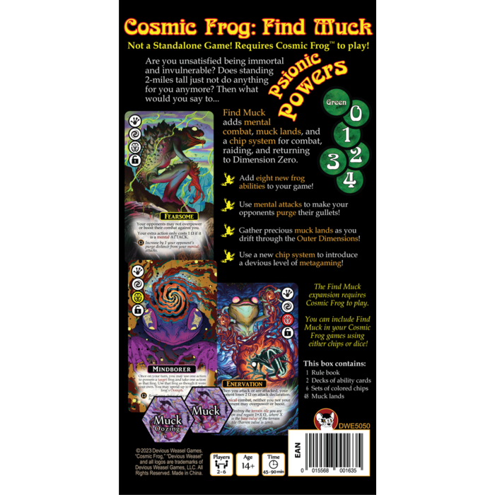 Devious Weasel Cosmic Frog: Find Muck Expansion