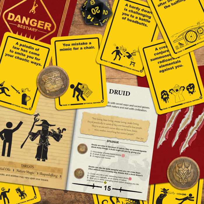 Misc Board Games Danger the Game: Mythical Mayhem