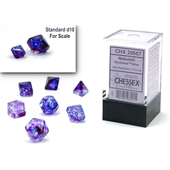Chessex 7-Piece Mini RPG Dice Set: Luminary